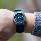 BOLDR Venture Blue Fuel | Automatic Men's Wristwatch | C3 Green lume | 38mm