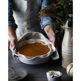 Farmhouse Pottery Laurel Pie Dish