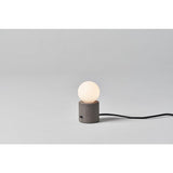 Seed Design Castle Muse Table Lamp | Concrete Gray & Matt Opal
