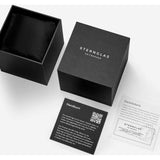 Sternglas Naos Quartz Watch | Blue Silver/Premium Black