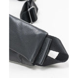 Cote & Ciel Adda Alias Cowhide Leather Zippered Crossbody Bag | Agate Black