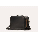 Kiko Leather Boxed Crossbody | Black