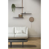 Nomon Swing G Classic Pendulum Clock | Walnut Finished Alder Wood/Brass