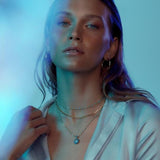 Awe Inspired Aura Necklace | Beaded Enamel Chain