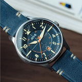 AVI-8 Watch Hawker Hurricane Kent Chronograph Limited Edition | Leather Strap