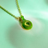 Awe Inspired Aura Necklace | Beaded Enamel Chain