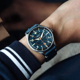 AVI-8 Watch Hawker Hurricane Kent Chronograph Limited Edition | Leather Strap
