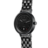 Sternglas Topograph 2.0 Watch Metal Strap | Black/DLC Black