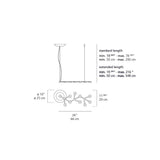 Artemide Net 66 2-Wire Suspension Linear Dimmable LED Light 21W