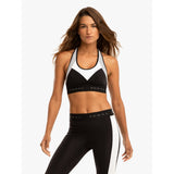 Koral Emblem Black Out Bra | Black/White