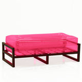 MOJOW Furniture | Yomi Pouffe XL | Black Aluminum Frame