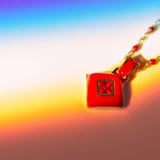 Awe Inspired Aura Necklace | Beaded Enamel Chain