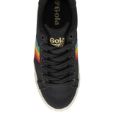 Gola Women's Orchid Platform Rainbow Sneakers | Black/Multi