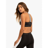 Koral Emblem Black Out Bra | Black/White