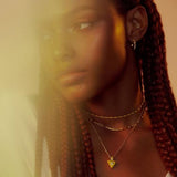 Awe Inspired Aura Necklace | Beaded Enamel Chain