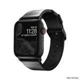 Nomad Modern Slim Watch Strap 40mm / 38mm | Black/Black Hardware
