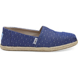 TOMS Women's Alpargata Slip On Espadrilles | Blue 10011643
