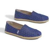 TOMS Women's Alpargata Slip On Espadrilles | Blue 10011643
