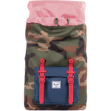 Herschel Little America Mid-Volume Poly/Rubber Backpack | Camo/Navy/Red 10020-00309-OS