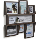 Umbra Edge Multi Photo Display | Aged Walnut 1005423-746