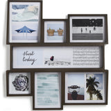Umbra Edge Multi Photo Display | Aged Walnut 1005423-746