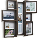 Umbra Edge Multi Photo Display | Aged Walnut 1005423-746