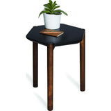 Umbra Lexy Side Table | Black/Walnut 1005863-048
