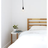 Umbra Lexy Side Table | White/Natural 1005863-668