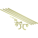 Umbra Twilight Double Curtain Rod | Brass