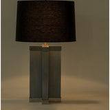 Resource Decor Shagreen Lamp | Baby Blue/White Shade