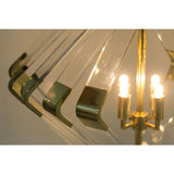 Resource Decor Spiral Acrylic Diamond | Brass