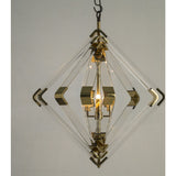 Resource Decor Spiral Acrylic Diamond | Brass