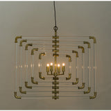 Resource Decor Spiral Brass Acrylic | 5 Layer