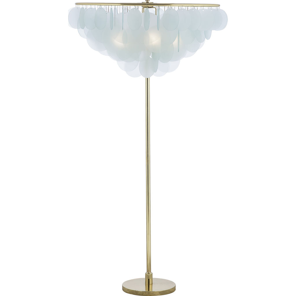 Resource Decor Cloud Floor Lamp | Brass/Etched Glass – Sportique