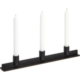 Umbra Rail Candelabra | Black 1008064-040