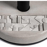 Lyon Beton Donut Round Bistro Table | Black