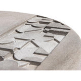 Lyon Beton Donut Rectangular Bistro Table | Black