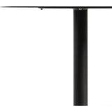 Lyon Beton Donut Rectangular Bistro Table | Black