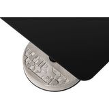 Lyon Beton Donut Rectangular Bistro Table | Black