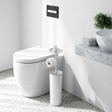 Umbra Portaloo Toilet Paper Stand | White/Nickel