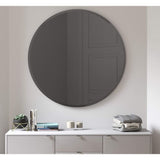 Umbra Hub Bevy 36" Wall Mirror | Smoke