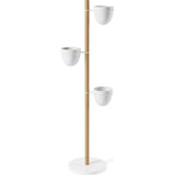 Umbra Floristand Planter | White/Natural