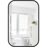 Umbra Hub Rectangle Mirror | Black