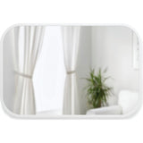 Umbra Hub Rectangle Mirror | White