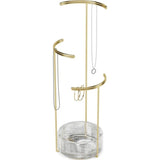 Umbra Tesora Jewelry Stand | Brass