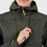 Fjallraven Keb Padded Hoodie Womens | Deep Forest