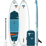 Tahe Outdoors SUP AIR 11'0 BEACH WING PACK | White/Blue/Orange