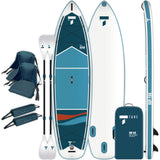 Tahe Outdoors SUP-YAK AIR 11'6 KAYAK PACK | White/Blue/Orange