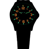 traser H3 Black/Orange P67 Officer Pro Gunmetal Watch | Gunmetal Strap 107870