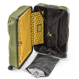 Crash Baggage Stripe Trolley Suitcase - Olive